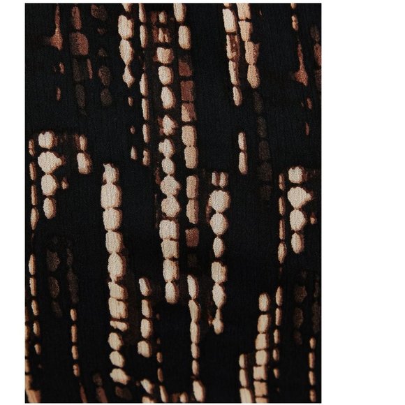 Torrid Size 1X 14-16 Sophie - Black Ikat Crinkle Gauze Cami - Picture 5 of 7